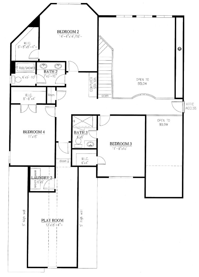 Second Floor Floor Plan