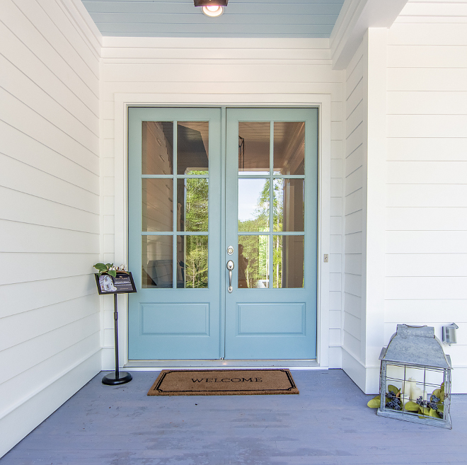 Sherwin Williams Interesting Aqua front Door Paint Color Sherwin Williams Interesting Aqua Sherwin Williams Interesting Aqua #SherwinWilliamsInterestingAqua