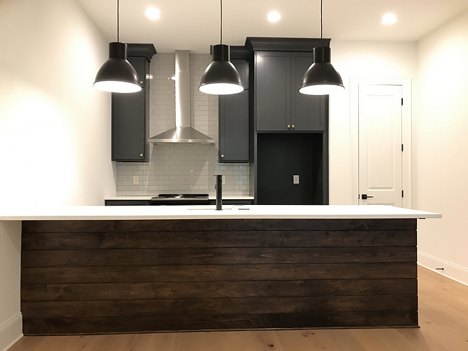 Walnut shiplap Stained Walnut shiplap Kitchen Walnut shiplap #Walnutshiplap #shiplap