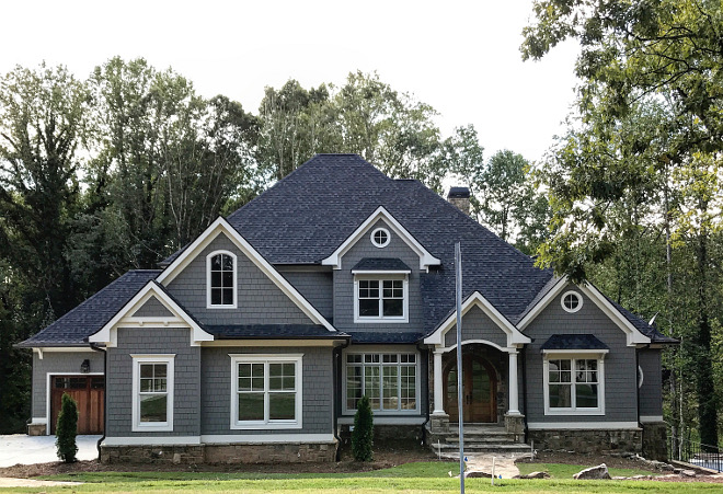 Dark Grey Exterior Siding Dark Grey Exterior Siding #DarkGreyExteriorSiding #DarkGreyExterior #DarkGreySiding