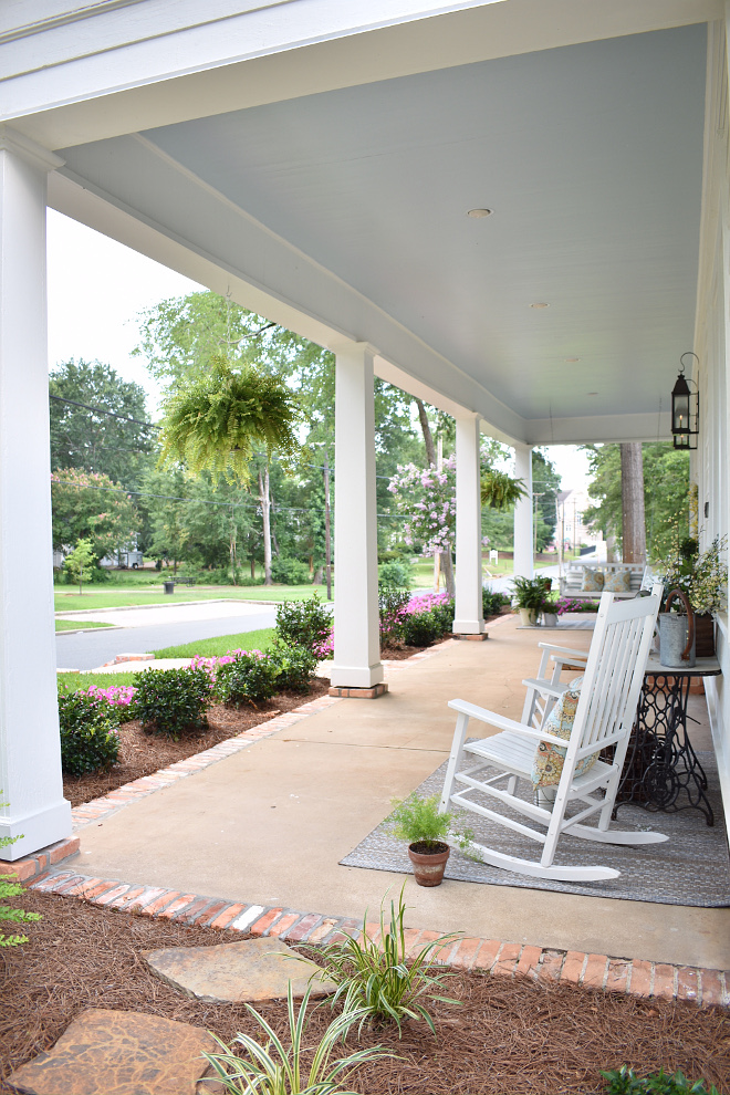 Atmospheric SW 6505 by Sherwin Williams Blue Ceiling Paint Color Blue Porch Ceiling Paint Color Atmospheric SW 6505 by Sherwin Williams #BluePorchCeiling #PaintColor #AtmosphericSW6505SherwinWilliams #SherwinWilliams