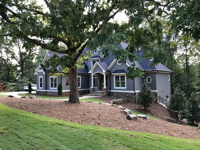 Grey home exterior