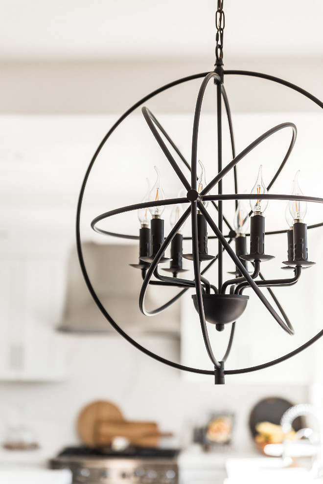 Orb Chandelier Orb Chandelier The orb lighting is my favorite lighting in the kitchen hanging over the kitchen table Orb Chandelier #OrbChandelier