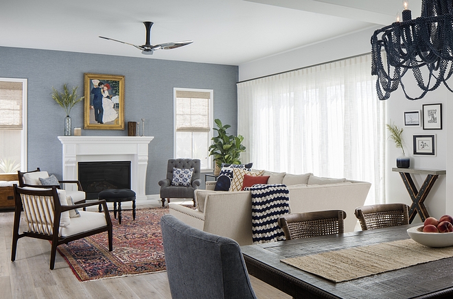 Transitional Dining Room to family Room Color Scheme Blue White Red Navy Blue Transitional Dining Room to family Room Color Scheme Blue White Red Navy Blue #TransitionalDiningRoom #familyRoom #ColorScheme #BlueandWhite #RedandNavyBlue