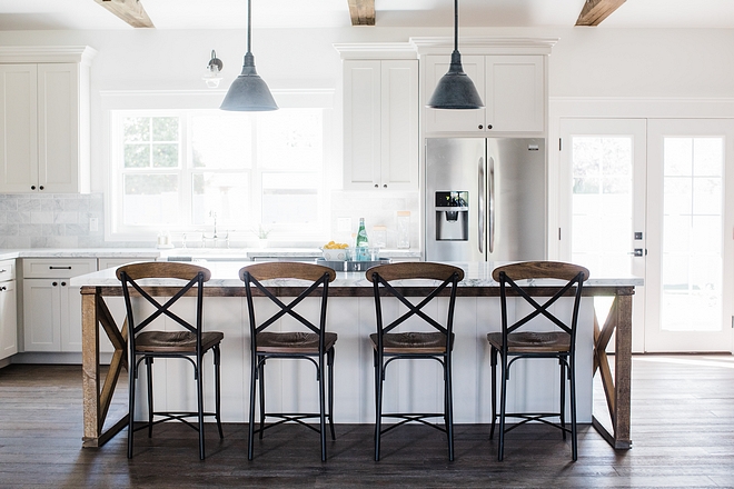 Barnwood kitchen Barnwood kitchen Barnwood kitchen island Island with x barnwood and shiplap #Barnwoodkitchen #Barnwoodkitchenisland