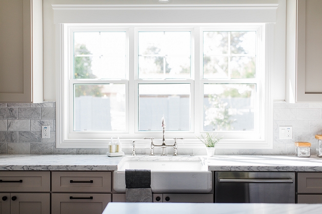 Kitchen window Three windows above kitchen sink #kitchnewindow #kitchenwindow #kitchen #window