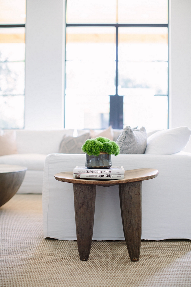 Neutral Color Scheme We were trying to leave the colorful palette of their previous home behind us They were ready to go neutral so we used natural elements, texture, and mixed metals to bring lay- ers and warmth to the space #NeutralColorScheme #ColorScheme