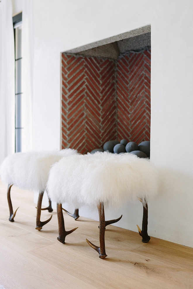 Mongolian stool Real Mongolian Lamb Stool #mongolian #fur #stool