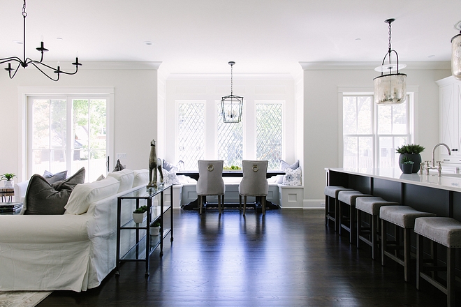 Open layout The kitchen, breakfast room and family room feels connected and open to each other #kitchen #breakfastroom #familyroom #openlayout