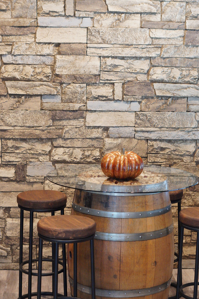 Fall Wine Room Decor