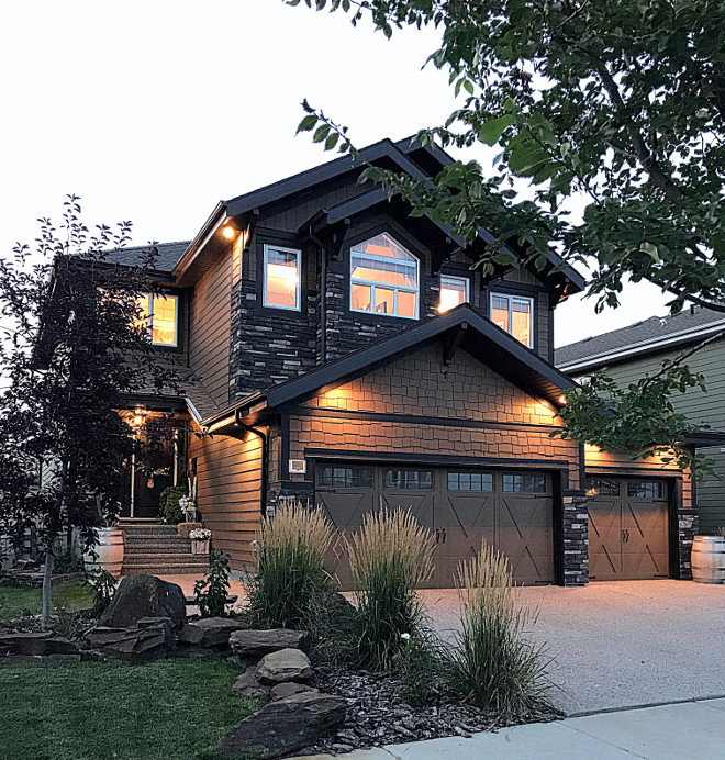 Home Exterior Hardy Plank brand color James Hardie Chesnut Brown