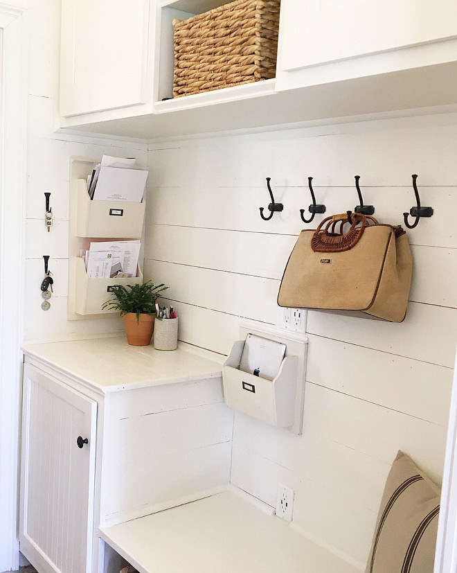 Plank Shiplap Mudroom Farmhouse Plank Shiplap Mudroom #PlankShiplap #Plank #Shiplap #Mudroom #FarmhouseMudroom #PlankWall #ShiplapMudroom