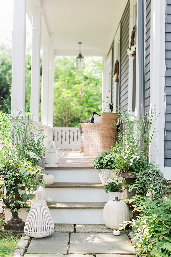 Porch Fall Porch Historic home front porch #porch #historichome