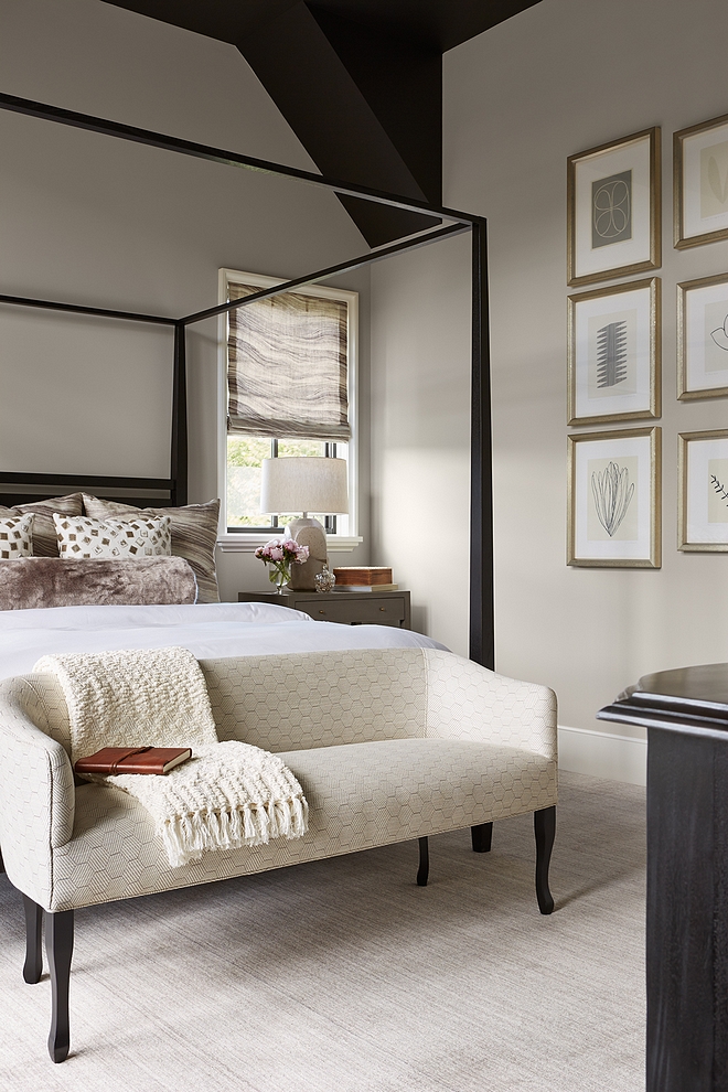 Benjamin Moore OC-28 Collingwood Wall color is Benjamin Moore OC-28 Collingwood Bedroom Benjamin Moore OC-28 Collingwood Grey Bedroom Benjamin Moore OC-28 Collingwood #BenjaminMooreOC28Collingwood #greybedroom