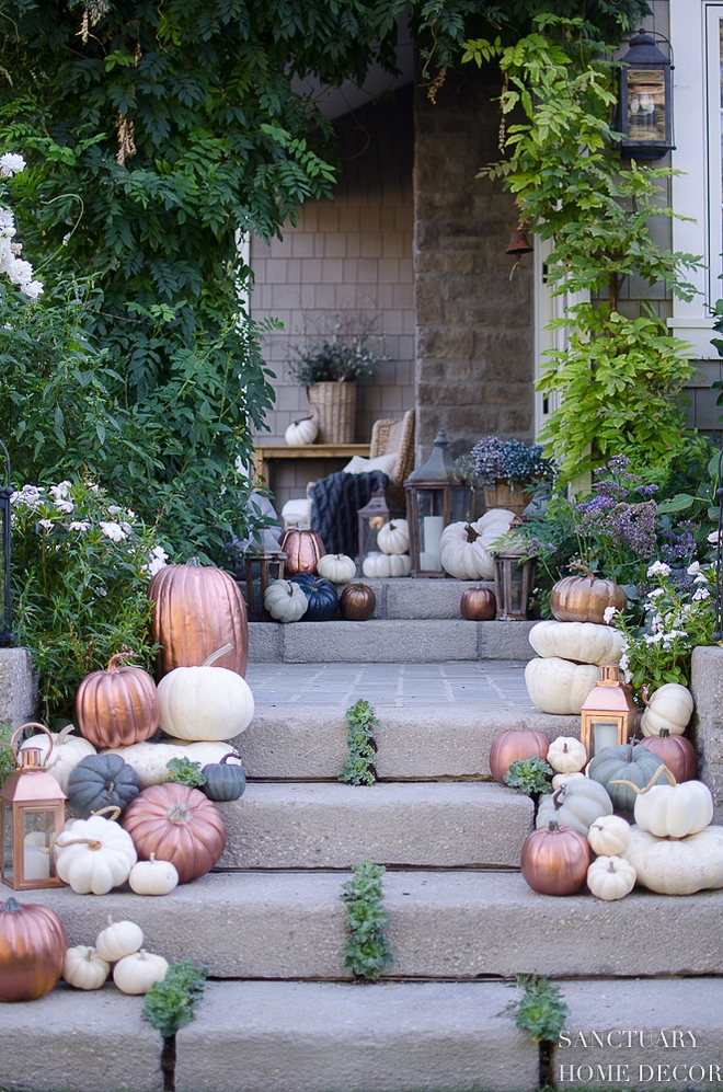 Porch Steps Fall Decorating Ideas Porch Steps Fall Decorating Ideas Front Porch Steps Fall Decorating Ideas #PorchSteps #Fall #fallDecoratingIdeas