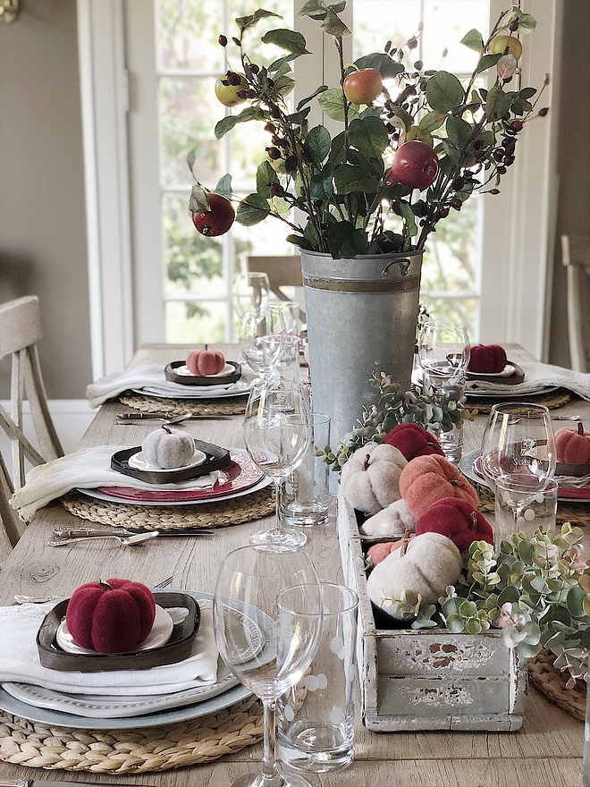 Fall tablescape