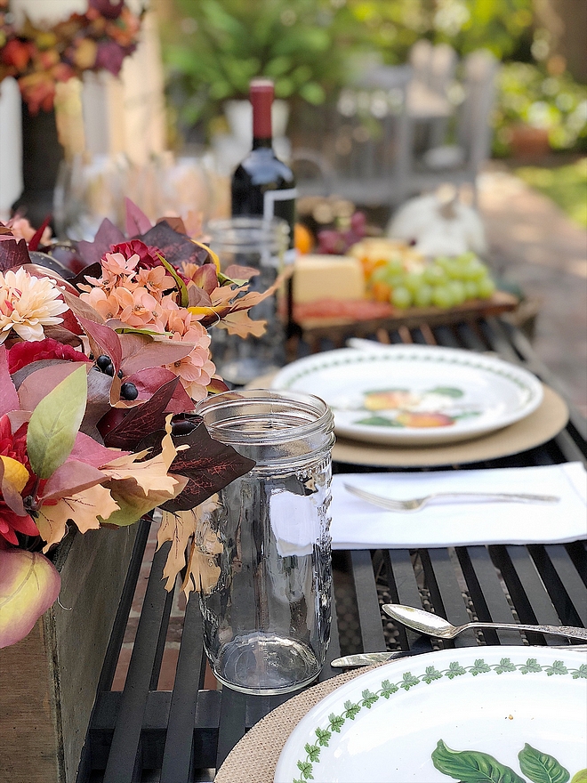Fall Outdoor Tablescape