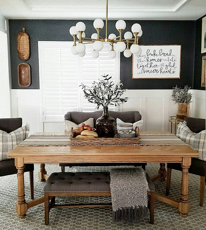 Modern Farmhouse Fall Dining Room