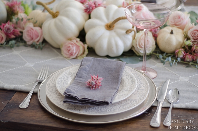 Fall tablescape