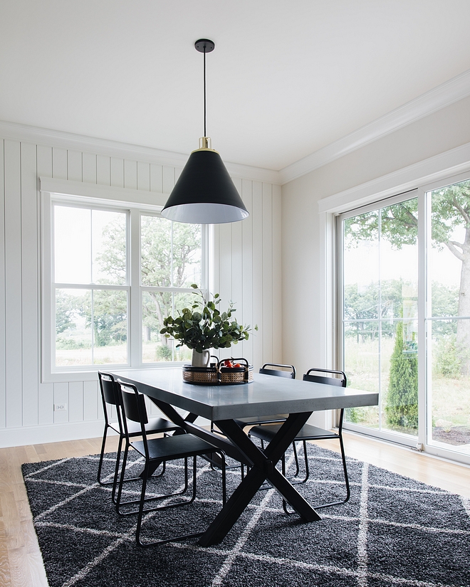 X base dining Table X base dining Table with concrete top Modern Farmhouse Dining room with X base dining Table X base dining Table #XbasediningTable 