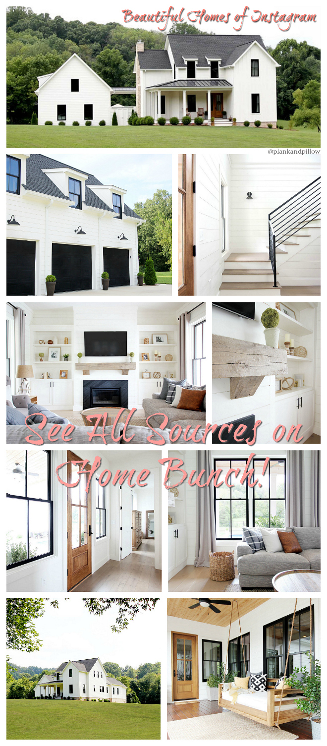 Home Bunch's series Beautiful Homes of Instagram Modern Farmhouse