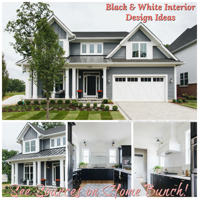 Black and White Interior Design Ideas Black and White Interior Design #BlackandWhite #InteriorDesignIdeas