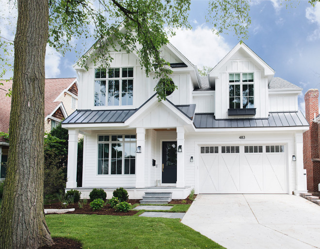 Modern farmhouse Roof combination The roof is a combination of charcoal metal roof and grey shingles Modern farmhouse Roof combination Metal Roof Shingle Roff Modern farmhouse Roof combination #ModernfarmhouseRoof #ModernfarmhouseRoofcombination #ModernfarmhousemetalRoof #ModernfarmhouseshingleRoof #Modernfarmhouse #Roof