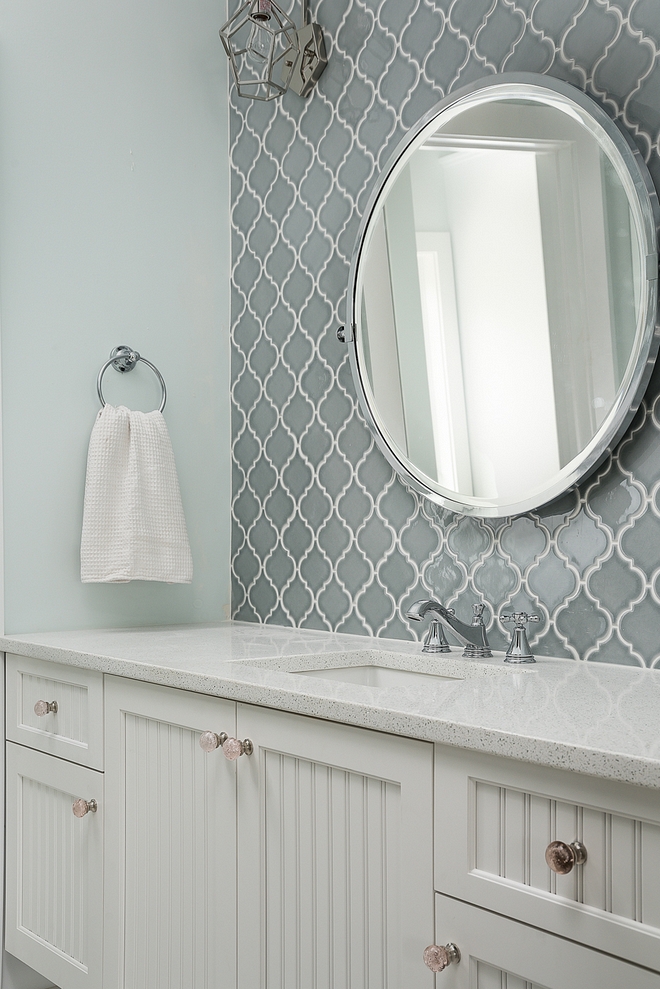 Arabesque Tile Grey Arabesque Tile bathroom Arabesque Tile #ArabesqueTile