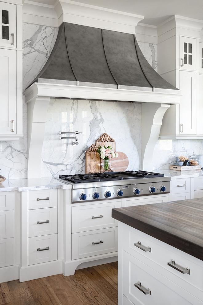 French Hood Kitchen French Hood Kitchen hood fan is a custom stainless steel hood with a patina finish applied French Hood Kitchen French Hood #FrenchHood #Kitchenhood #FrenchkitchenHood
