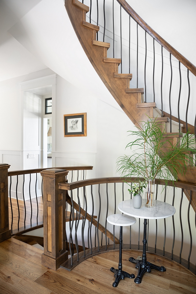 Spiral staircase This grand foyer and spiral staircase is well-loved on social media Spiral staircase Spiral staircase #Spiralstaircase #staircase