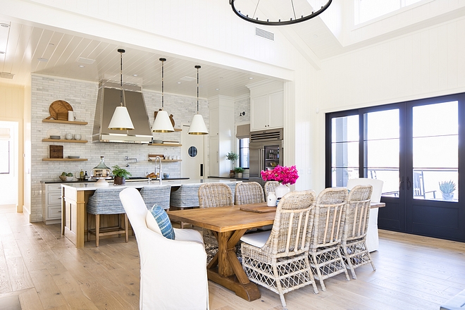 Casual Dining room We purposefully designed this home without a formal dining room #diningroom #casualdiningroom