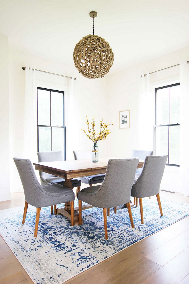 Breakfast room with black windows Breakfast room with black windows and shiplap walls Modern farmhouse Breakfast room with black windows #Breakfastroom #blackwindows