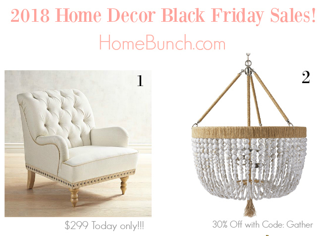 2018 Home Decor Black Friday Sales