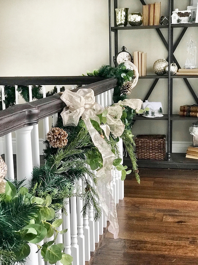 Garland I like to layer garland with different tones and species of greenery, like cedar, pine and of course, eucalyptus #garland