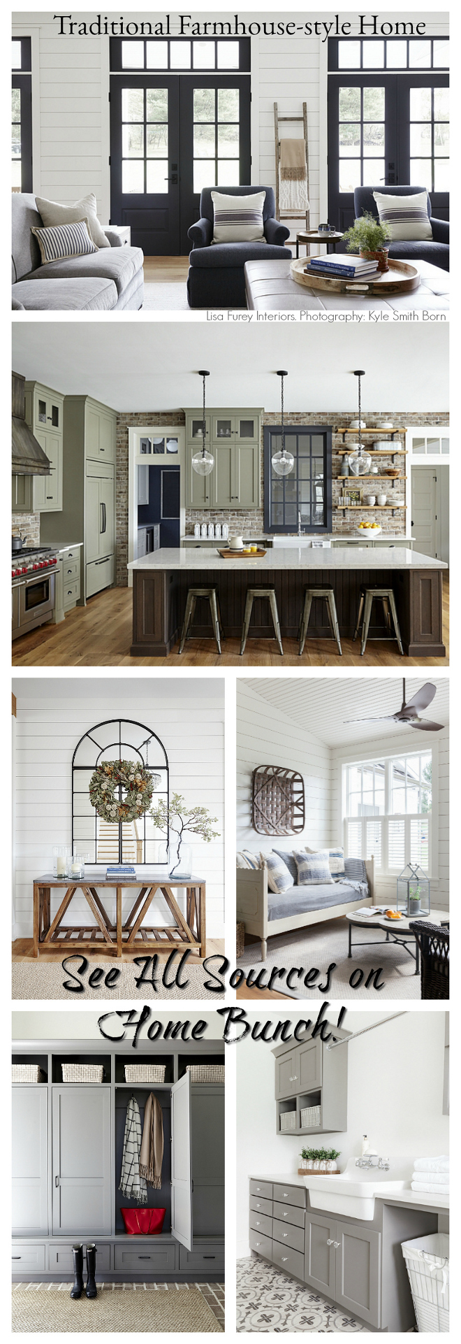 Traditional Farmhouse-style Home Design Ideas