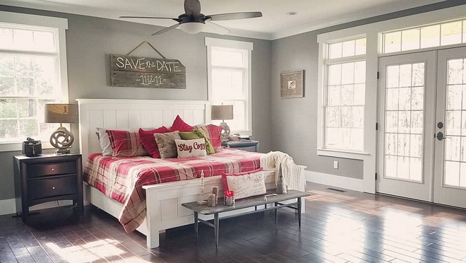 Sherwin Williams SW 7018 Dovetail master bedroom paint color Sherwin Williams SW 7018 Dovetail Sherwin Williams SW 7018 Dovetail #SherwinWilliamsSW7018Dovetail