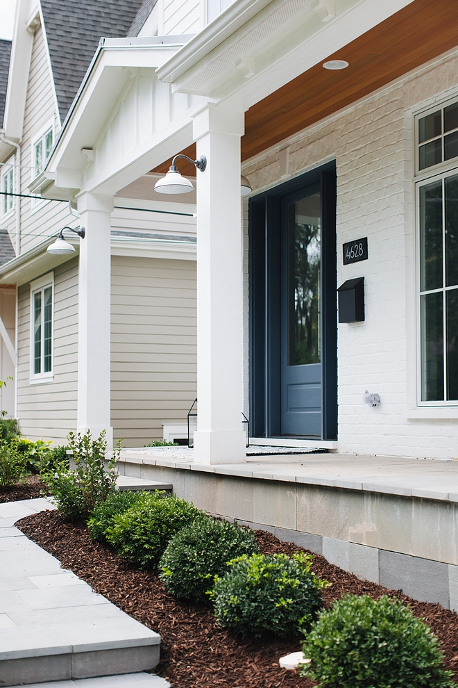 Farrow and Ball All White Painted Brick paint color Exterior brick paint color is Farrow and Ball All White Farrow and Ball All White Farrow and Ball All White #FarrowandBallAllWhite #whitebrick #sining #exterior #paintcolors #whitesiding