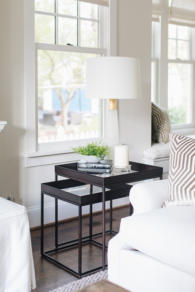 Nesting side tables Metal Nesting side tables Metal and glass Nesting side tables #Nestingsidetables #sidetables