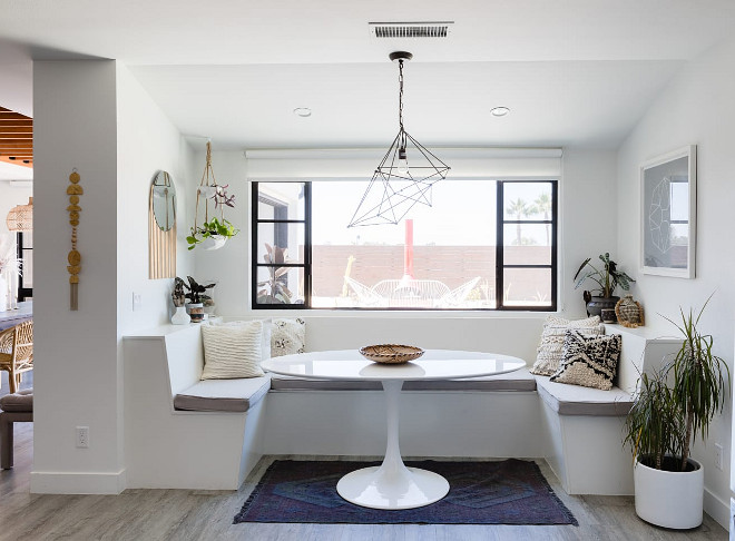 Breakfast nook renovation This space was part of our addition and adds so much in terms of functionality! We love sitting here and eating casual dinners Breakfast nook renovation #Breakfastnook #Breakfastnookrenovation