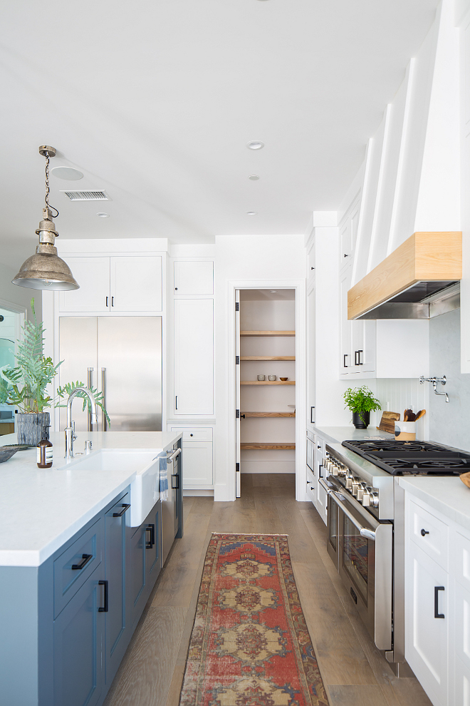 Kitchen Pantry Layout Kitchen Pantry Layout This kitchen features a walk-in pantry with White Oak shelves #Kitchen #Pantry #kitchenpantryLayout