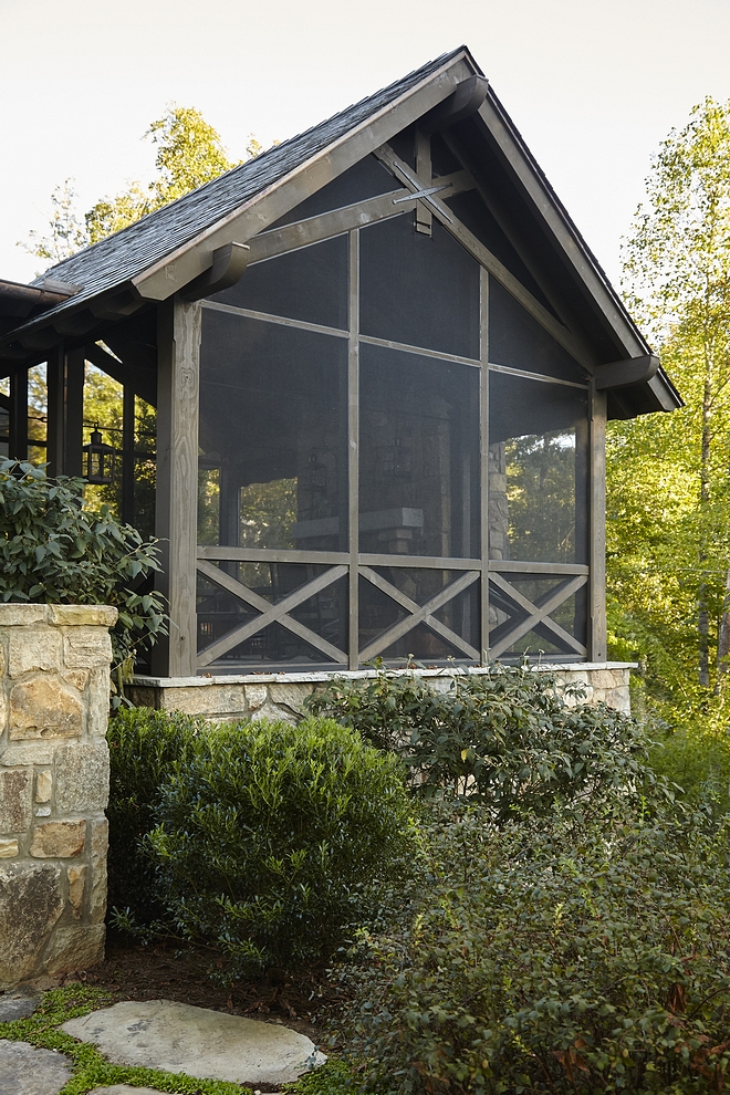 Screened-in Porch Rustic Screened-in Porch Screened-in Porch Ideas Screened-in Porch Screened-in Porch #ScreenedinPorch#RusticScreenedinPorch