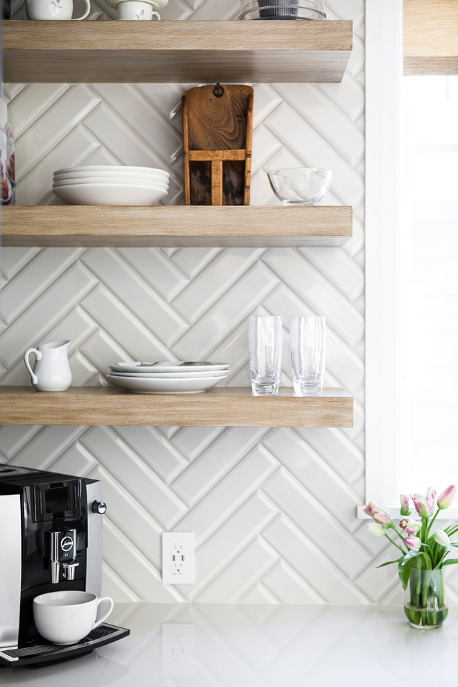 Beveled Tile Backsplash is 3x12 Beveled Tile Kitchen backsplash tile Beveled Tile #kitchenbacksplash #BeveledTile #3x12BeveledTile #3x12Tile