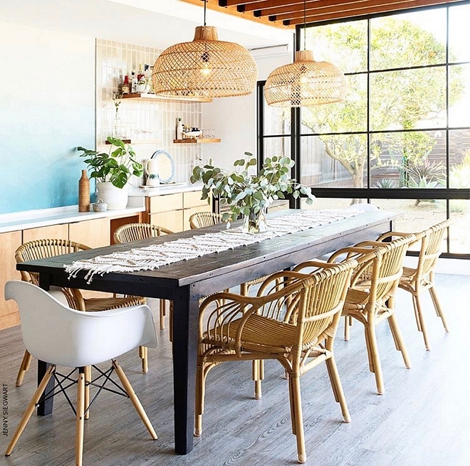 Boho dining room Boho chic dining room Boho dining room with black steel windows Boho dining room decor Boho dining room design Boho dining room ideas #Bohodiningroom #Bohochicdiningroom #Boho #Bohodesign #Bohodecor