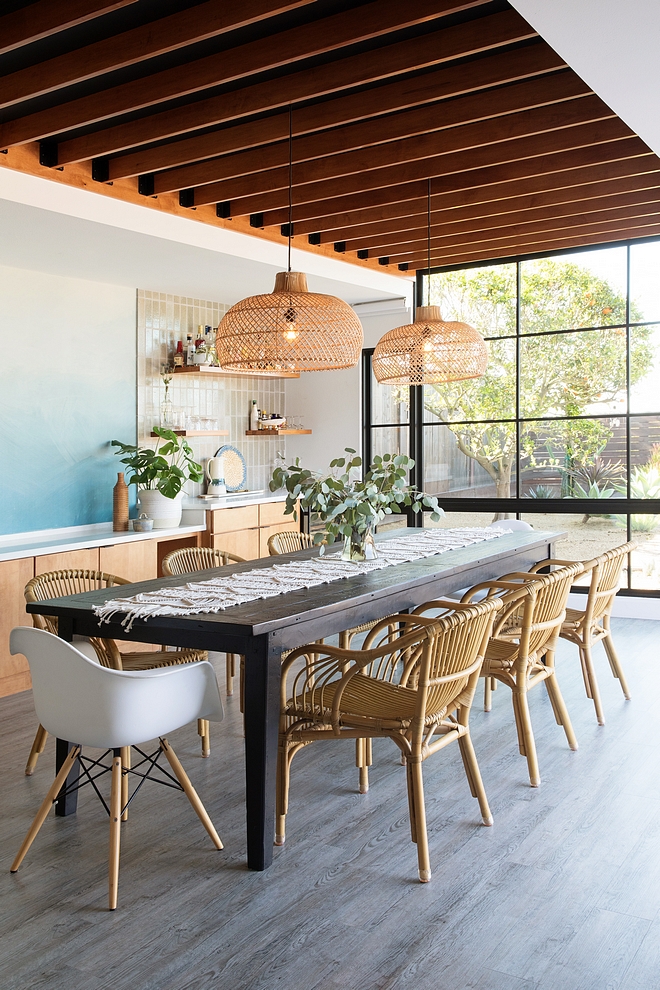 Dining Room Modern Dining Rooms Often times, “dining rooms” take on a stigma- think formal dining spaces of the 1980s’…. but this is certainly not the case with ours. We wanted the space to feel like a true indoor/outdoor room and not lose our view to the outside #diningroom #moderndiningroom