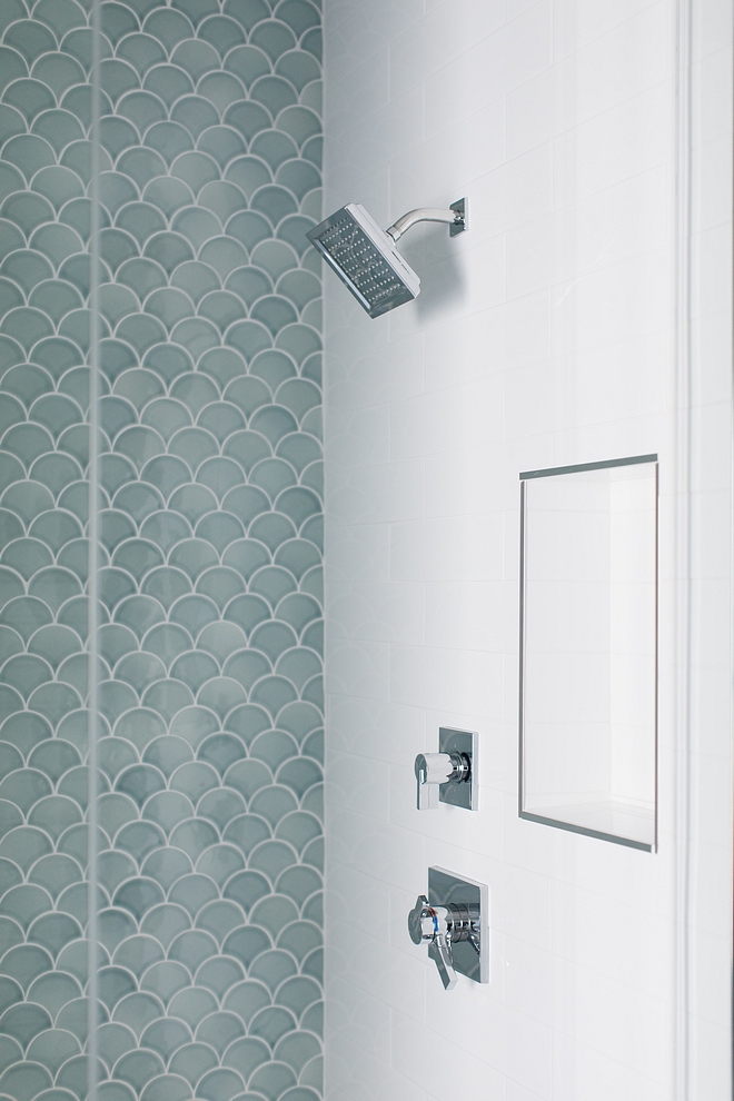Shower Wall Tile Tile 4x16 White Glossy subway tile #shower #showertile #walltile