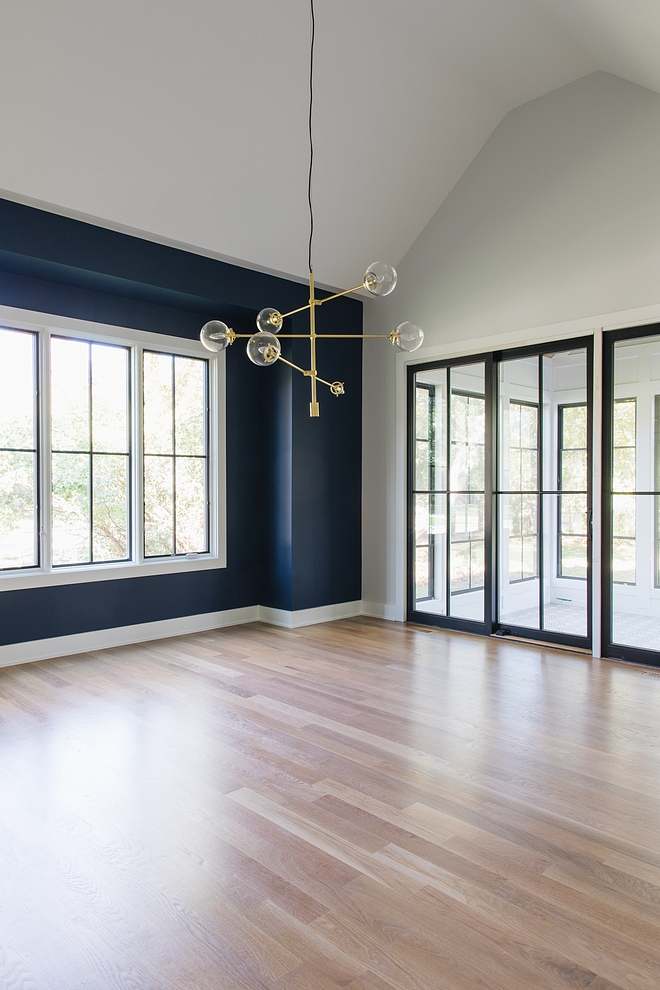 Sherwin Williams SW 6244 Naval Accent Paint Color Sherwin Williams SW 6244 Naval on window wall paint color Sherwin Williams SW 6244 Naval #SherwinWilliamsSW6244Naval