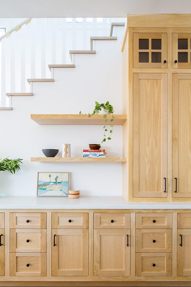 Bleached White Oak Kitchen Cabinet Bleached White Oak Kitchen Cabinet with honed Carrara marble countertop and floating shelves Bleached White Oak Kitchen Cabinet Bleached White Oak Kitchen Cabinet Bleached White Oak Kitchen Cabinet #BleachedWhiteOakKitchenCabinet #BleachedWhiteOak #KitchenCabinet #BleachedWhiteOakCabinet