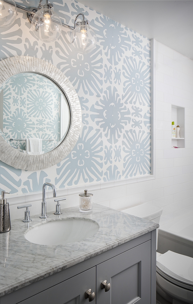 Bathroom Wallpaper Best wallpaper to be used in bathrooms Bathroom Wallpaper Ideas #bathoomwallpaper #bathroom #wallpaper