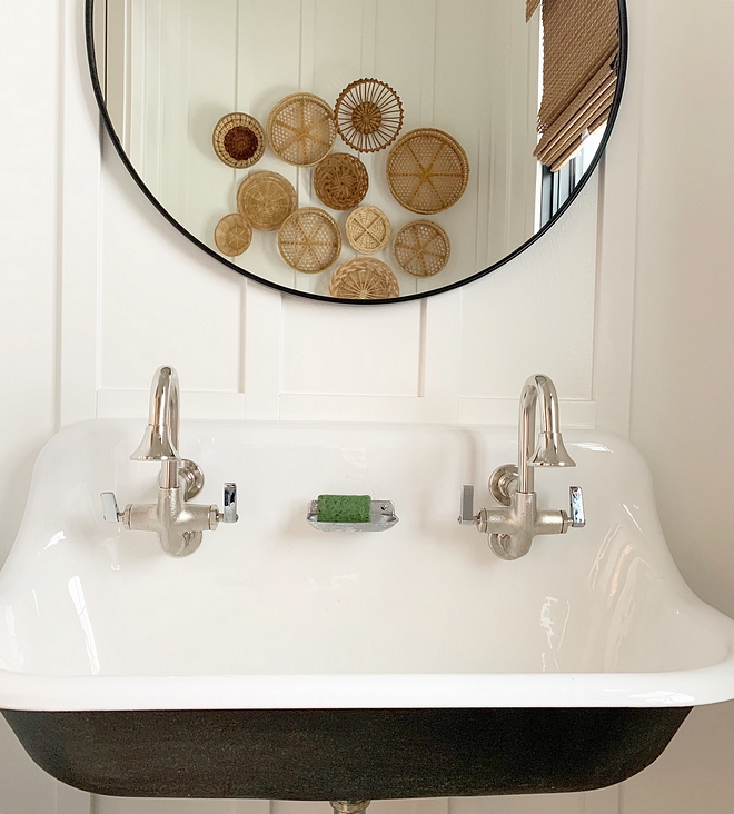 Kohler Brockway sink The double Kohler Brockway sink is great for handwashing before dinner, especially because it has two faucets Kohler Brockway sink #KohlerBrockwaysink