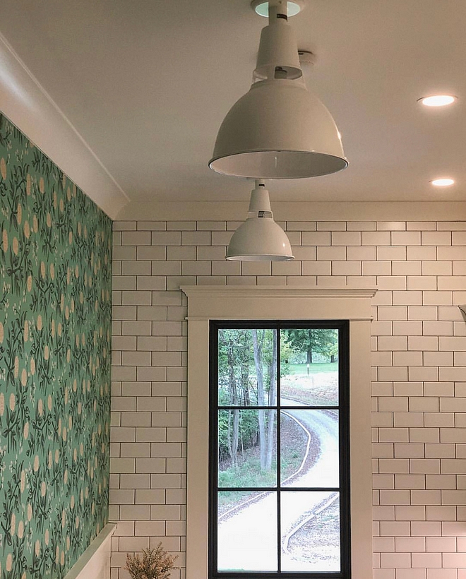 Black window with white trim Black window with white trim and subway tile with black grout Black window with white trim Black window with white trim #Blackwindow #whitetrim #Blackwindowtrim